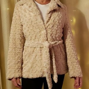 Sisters outerwear faux fur jacket